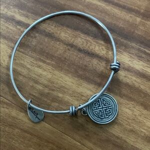 Silver Celtic Knot Bangle Bracelet